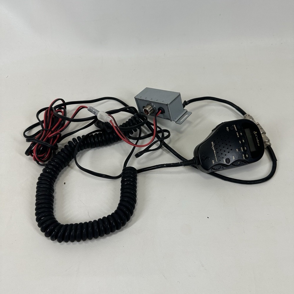 Cobra Sound Tracker Model 75 WX ST MIC W/ AC-701 Remote Connection Box